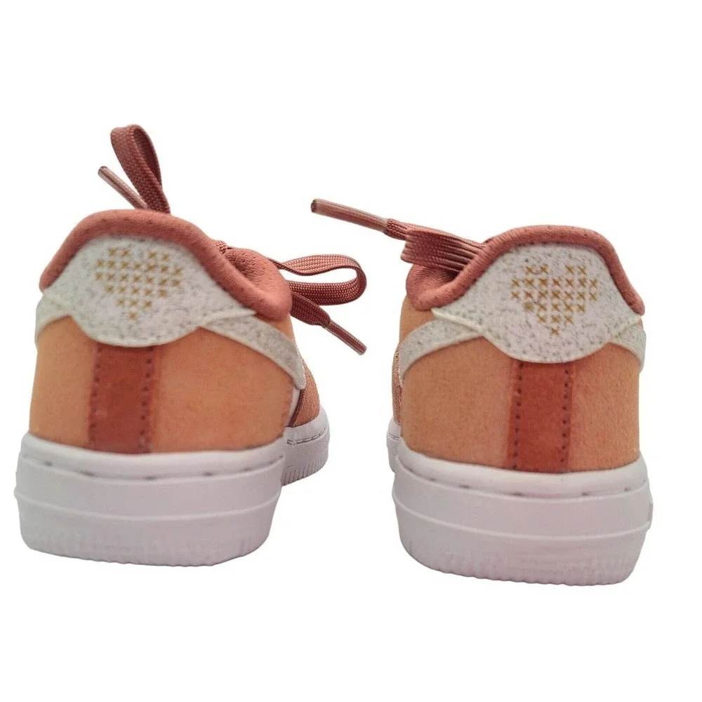 Nike Toddler‎ Baby Air Force 1 TD CD7417 600 Pink Quartz Sneaker Shoe Size 6C